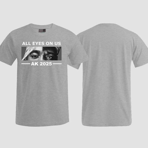 1022 "All Eyes on us" Abschluss T-Shirt einseitig bedruckt