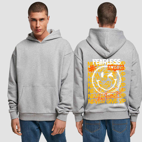 1020 "Smile" Abschluss Premium Oversize Hoodie einseitig bedruckt