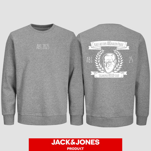 1007 "Abinale Phase" Abi Sweatshirt by Jack&Jones beidseitig bedruckt