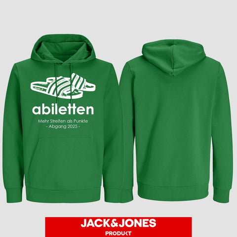 1003 "Abiletten" Abi Hoodie by Jack&Jones einseitig bedruckt