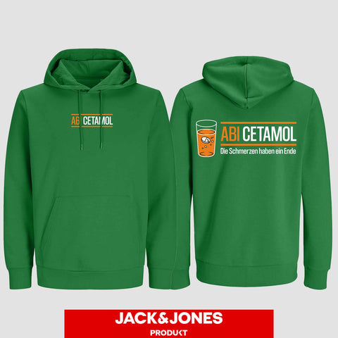 1002 "Abicetamol" Abi Hoodie by Jack&Jones beidseitig bedruckt