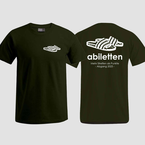 1006 "Abiletten" Abi T-Shirt beidseitig bedruckt