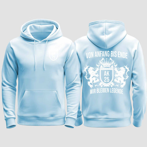 1023 "Legende" Abschluss regular College Hoodie beidseitig bedruckt