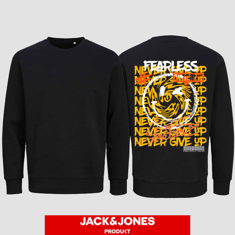 1020 "Fearless" Abschluss Sweatshirt by Jack&Jones einseitig bedruckt