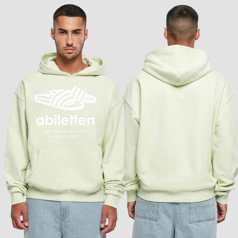 1003 "Abiletten" Abi Premium Oversize Hoodie einseitig bedruckt