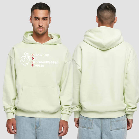 1011 "ADHS" Abschluss Premium Oversize Hoodie einseitig bedruckt