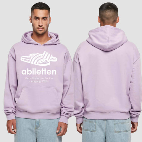 1003 "Abiletten" Abi Premium Oversize Hoodie einseitig bedruckt