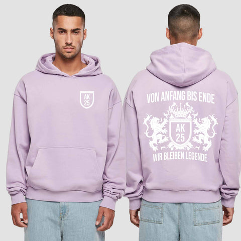 1023 "Legende" Abschluss Premium Oversize Hoodie einseitig bedruckt