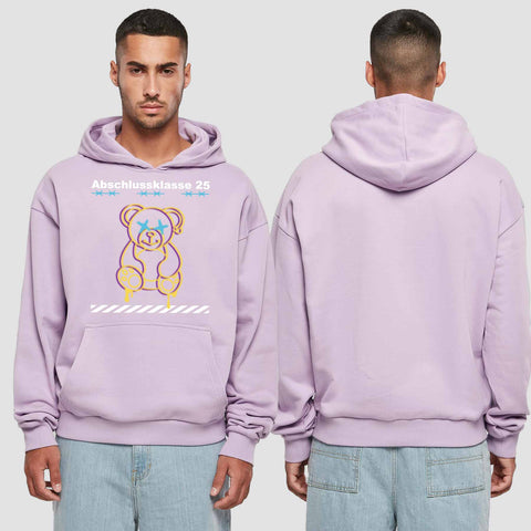 1014 "Teddy" Abschluss Premium Oversize Hoodie einseitig bedruckt