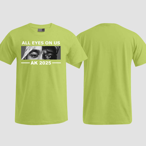 1022 "All Eyes on us" Abschluss T-Shirt einseitig bedruckt