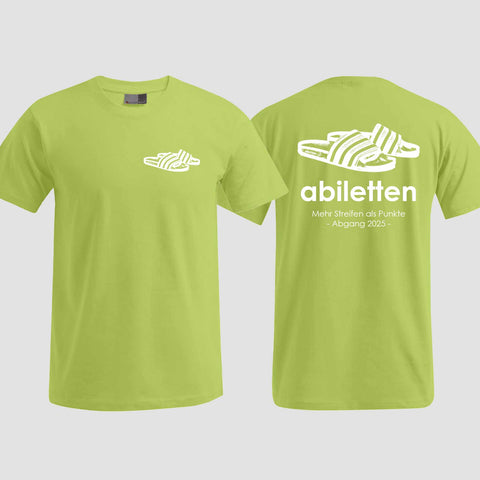 1006 "Abiletten" Abi T-Shirt beidseitig bedruckt