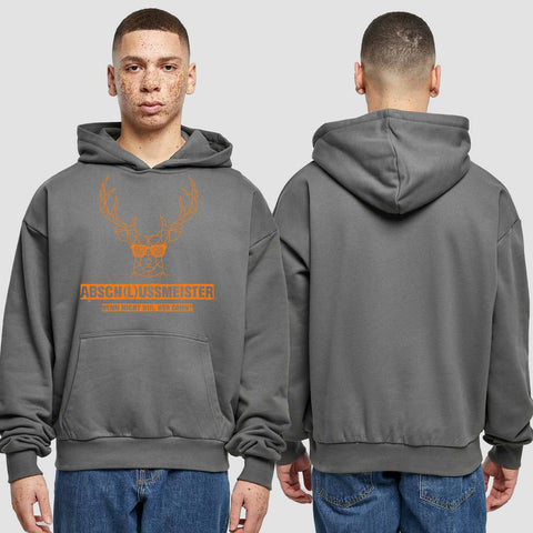 1013 "wenn nicht wir..." Abschluss Premium Oversize Hoodie einseitig bedruckt