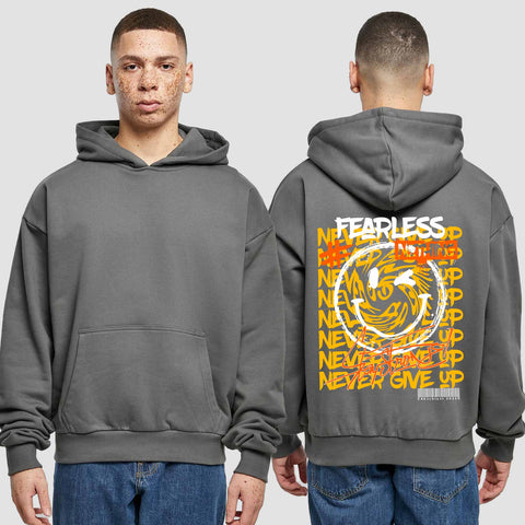 1020 "Smile" Abschluss Premium Oversize Hoodie einseitig bedruckt