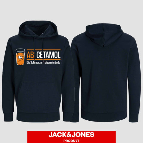 1001 "Abicetamol" Abi Hoodie by Jack&Jones einseitig bedruckt