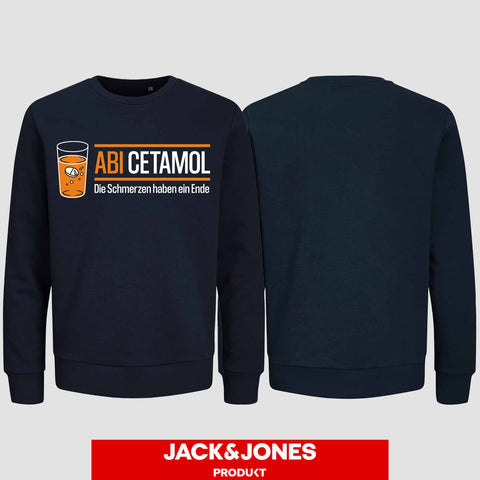 1001 "Abicetamol" Abi Sweatshirt by Jack&Jones einseitig bedruckt