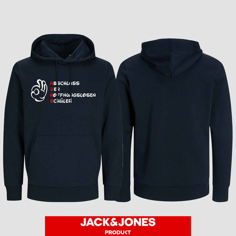 1011 "A.D.H.S" Abschluss Hoodie by Jack&Jones einseitig bedruckt