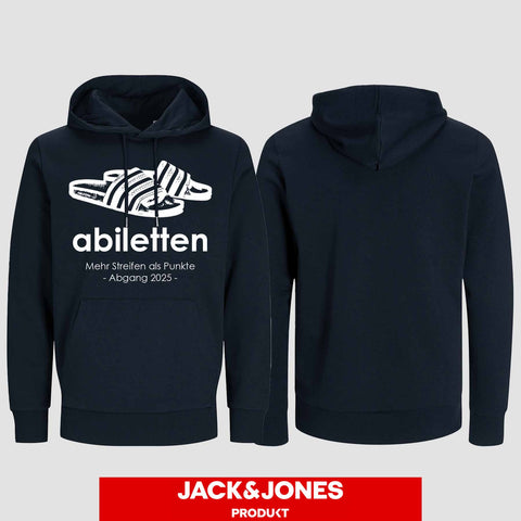 1003 "Abiletten" Abi Hoodie by Jack&Jones einseitig bedruckt