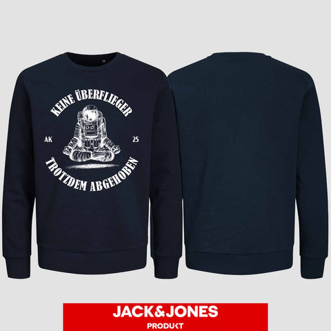 1043 "Überflieger" Abschluss Sweatshirt by Jack&Jones einseitig bedruckt