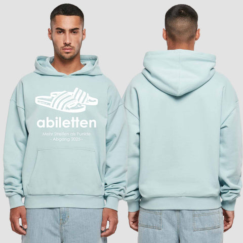 1003 "Abiletten" Abi Premium Oversize Hoodie einseitig bedruckt