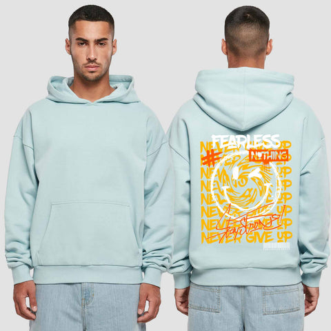 1020 "Smile" Abschluss Premium Oversize Hoodie einseitig bedruckt