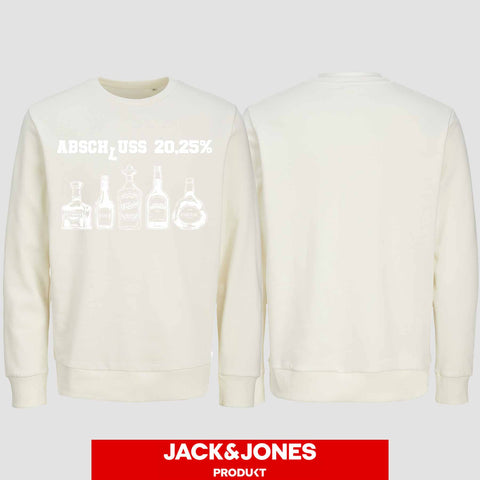 1039 "Abschluss 20,25%" Abschluss Sweatshirt by Jack&Jones einseitig bedruckt