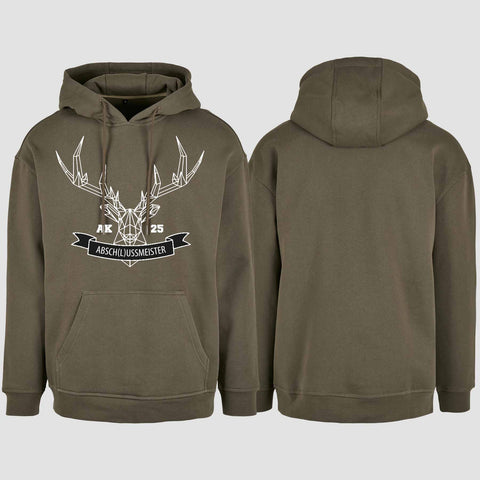 1015 "Abschlussmeister Poly" Abschluss Oversize Hoodie