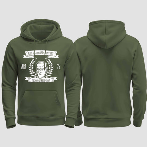 1005 "Abinale Phase" Abi regular College Hoodie einseitig bedruckt