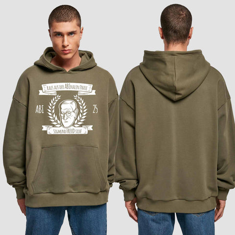 1005 "ABInale Phase" Abi Premium Oversize Hoodie einseitig bedruckt