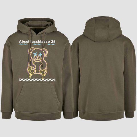 1014 "Teddy X" Abschluss Oversize Hoodie