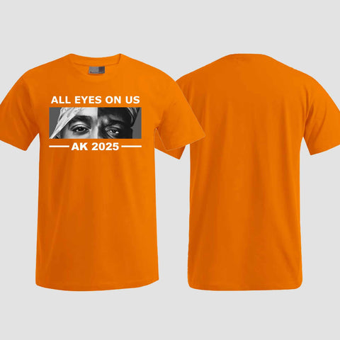 1022 "All Eyes on us" Abschluss T-Shirt einseitig bedruckt