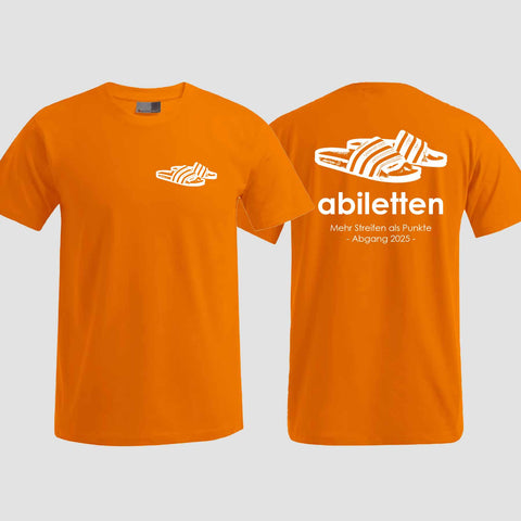 1006 "Abiletten" Abi T-Shirt beidseitig bedruckt