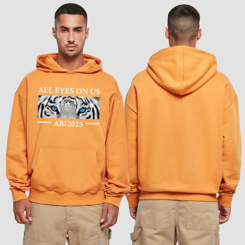 1021 "all Eyes Tiger" Abi Premium Oversize Hoodie einseitig bedruckt