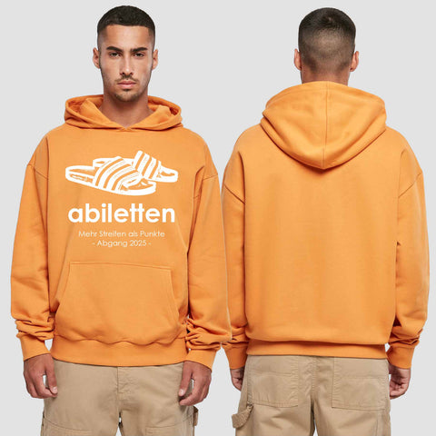 1003 "Abiletten" Abi Premium Oversize Hoodie einseitig bedruckt