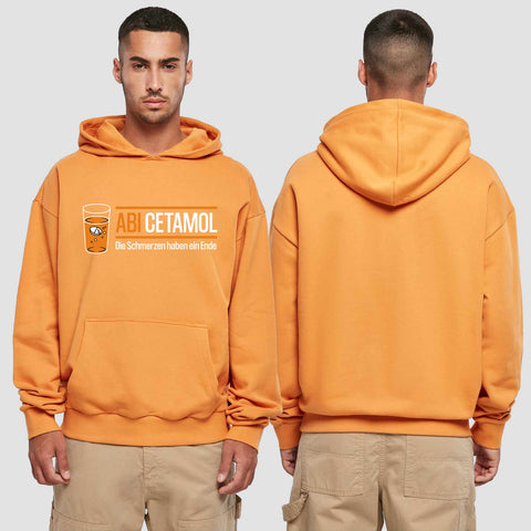 1001 "Abicetamol" Abi Premium Oversize Hoodie einseitig bedruckt