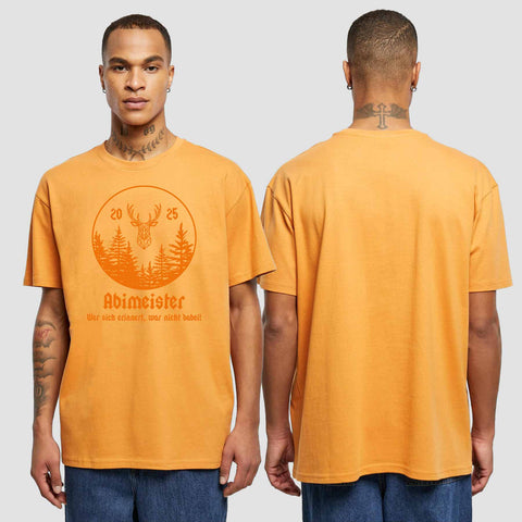 1004 "Abimeister" Abi Oversize T-Shirt einseitig bedruckt