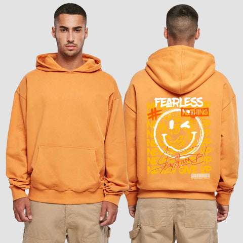 1020 "Smile" Abschluss Premium Oversize Hoodie einseitig bedruckt