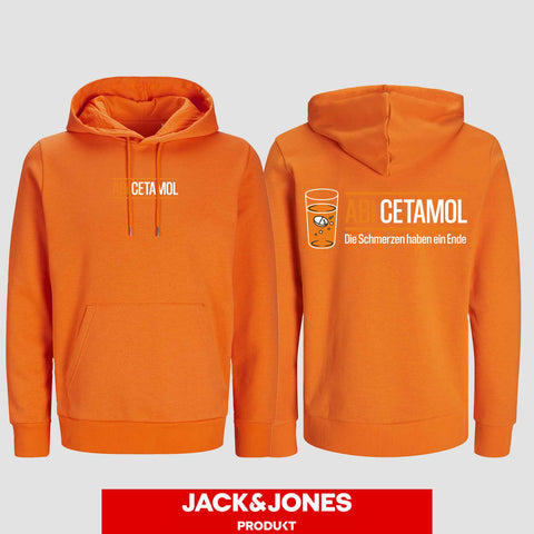 1002 "Abicetamol" Abi Hoodie by Jack&Jones beidseitig bedruckt