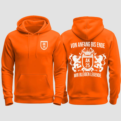 1023 "Legende" Abschluss regular College Hoodie beidseitig bedruckt