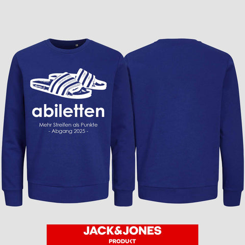 1003 "Abiletten" Abi Sweatshirt by Jack&Jones einseitig bedruckt