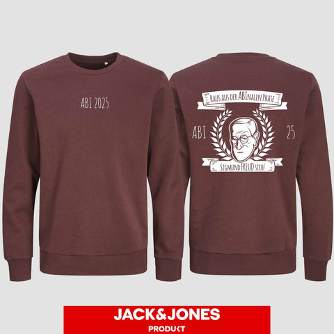 1007 "Abinale Phase" Abi Sweatshirt by Jack&Jones beidseitig bedruckt