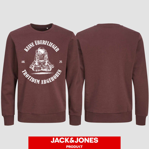 1043 "Überflieger" Abschluss Sweatshirt by Jack&Jones einseitig bedruckt