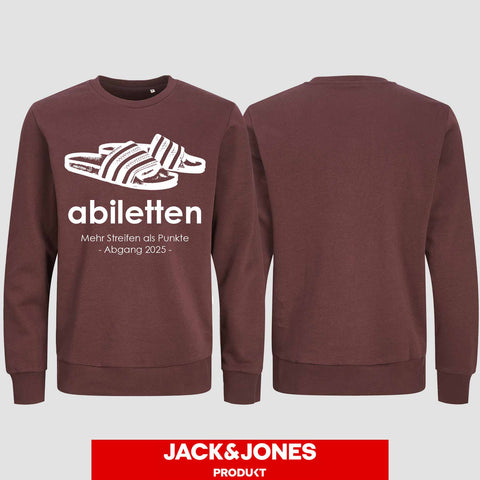 1003 "Abiletten" Abi Sweatshirt by Jack&Jones einseitig bedruckt