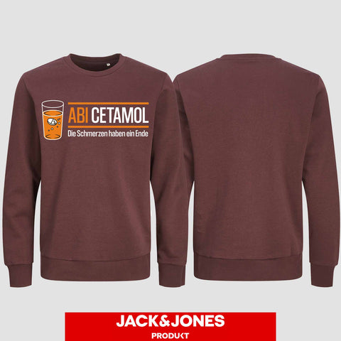 1001 "Abicetamol" Abi Sweatshirt by Jack&Jones einseitig bedruckt