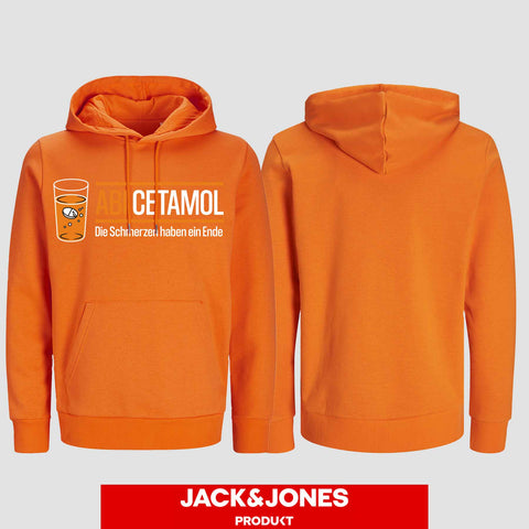 1001 "Abicetamol" Abi Hoodie by Jack&Jones einseitig bedruckt