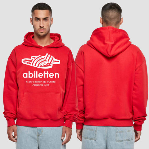 1003 "Abiletten" Abi Premium Oversize Hoodie einseitig bedruckt