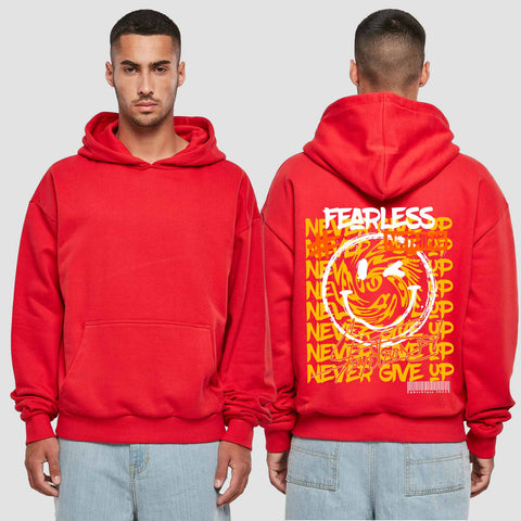 1020 "Smile" Abschluss Premium Oversize Hoodie einseitig bedruckt