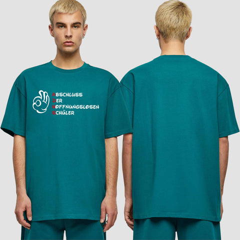 1011 "A.D.H.S" Abschluss Oversize T-Shirt einseitig bedruckt