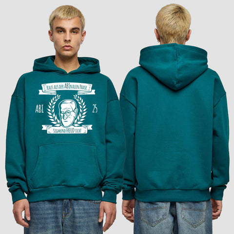 1005 "ABInale Phase" Abi Premium Oversize Hoodie einseitig bedruckt