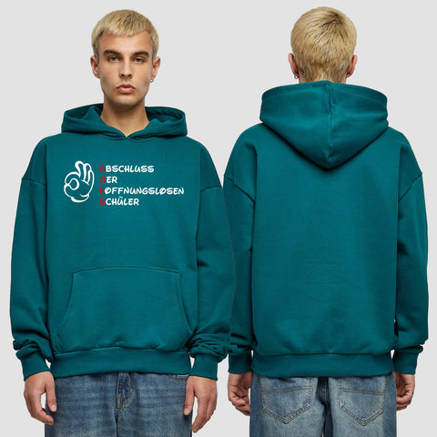 1011 "ADHS" Abschluss Premium Oversize Hoodie einseitig bedruckt