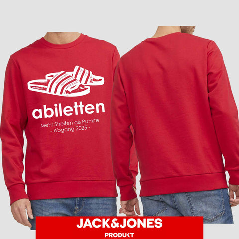 1003 "Abiletten" Abi Sweatshirt by Jack&Jones einseitig bedruckt